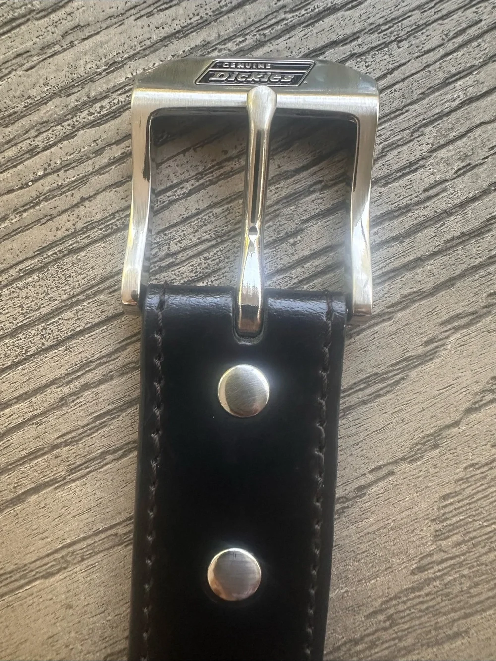 Dickies Genuine Leather Belt Size 50 Black